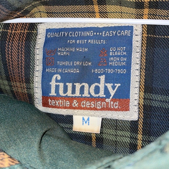 FUNDY made in Canada winter jacket green and brown zipper warm Candian made - Picture 6 of 6